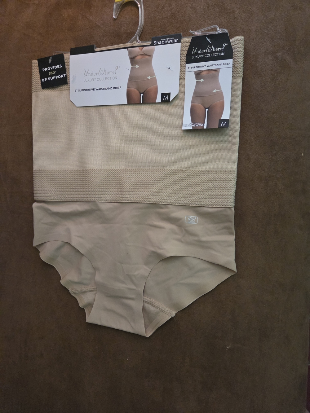 UnderWhere? Luxury Collection High-Waist Shapewear Brief in Nude